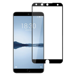  4 - Захисне скло Full screen PowerPlant для Meizu 15 Plus Black