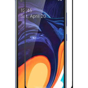  1 - Захисне скло Full screen PowerPlant для Samsung Galaxy A60, Black