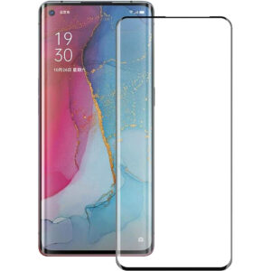  1 - Захисне скло 3D PowerPlant для OPPO Reno4 Pro, Black