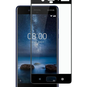  9 - Захисне скло Full screen PowerPlant для Nokia 8 Black