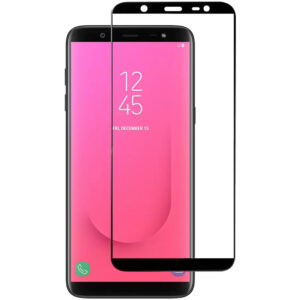  9 - Захисне скло Full screen PowerPlant для Samsung Galaxy J8, Black