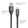 Кабель ColorWay USB-USB Type-C, 1м Black (CW-CBUC003-BK)