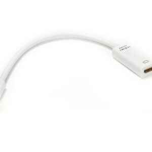  2 - Кабель-перехідник PowerPlant HDMI (F) - mini DisplayPort (M), 0.15м, 1.4V, 4K x 2K KD00AS1279