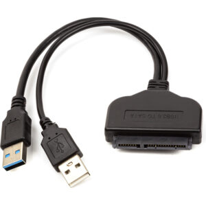  1 - Адаптер PowerPlant 2*USB 3.0 - SATA III, 15 см CA913138