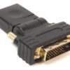 Перехідник PowerPlant HDMI AF – DVI (24 + 1) AM, 360 градусів KD00AS1301