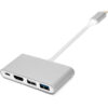 Перехідник PowerPlant Type-C (M) – 4*USB 2.0/3.0, HDMI, Type-C (F) CA911707