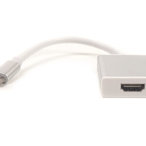  4 - Кабель-перехідник PowerPlant HDMI female - USB Type-C, 0.15м, Blister DV00DV4065