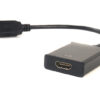 Кабель-перехідник PowerPlant HDMI female – USB 3.0 M CA910373