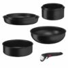 Набір посуду 7 пр. TEFAL INGENIO BLACK STONE L3998702