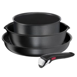  1 - Набір посуду зі знімною ручкою Tefal L7629453 Ingenio Daily Chef 4 пр