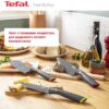 Набір ножів TEFAL 5 шт. Fresh Kitchen в деревяній колоді K122S504