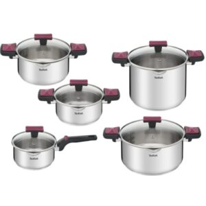  1 - Набір посуду Tefal Cook&Clip из 10 предметів G723SA74