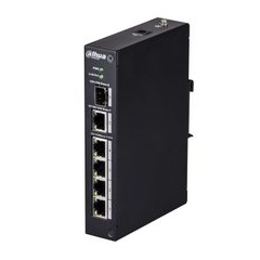  4 - Комутатор некерований Gigabit Ethernet Dahua PFS3106-4P-60