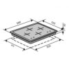 Варильна поверхня газова Ventolux HG640-EA3 CEST (X)