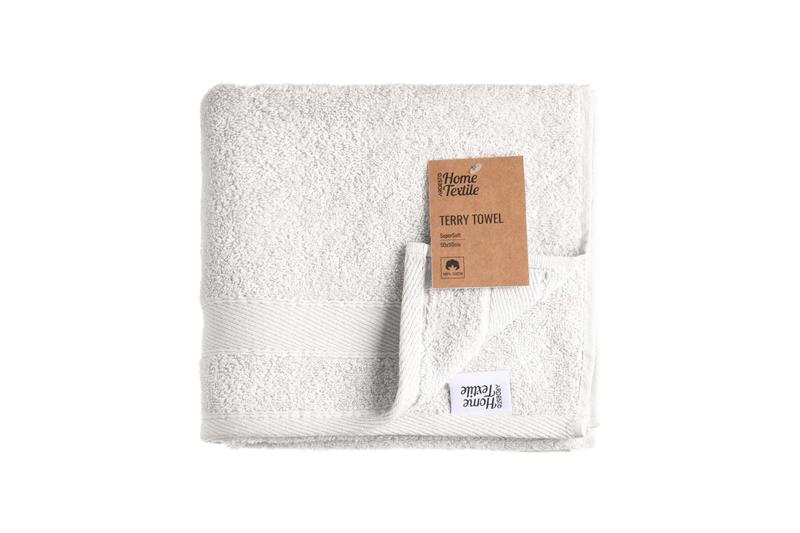  7 - Рушник махровий Ardesto SuperSoft, 30х50см, 100% бавовна, білий ART2230PB