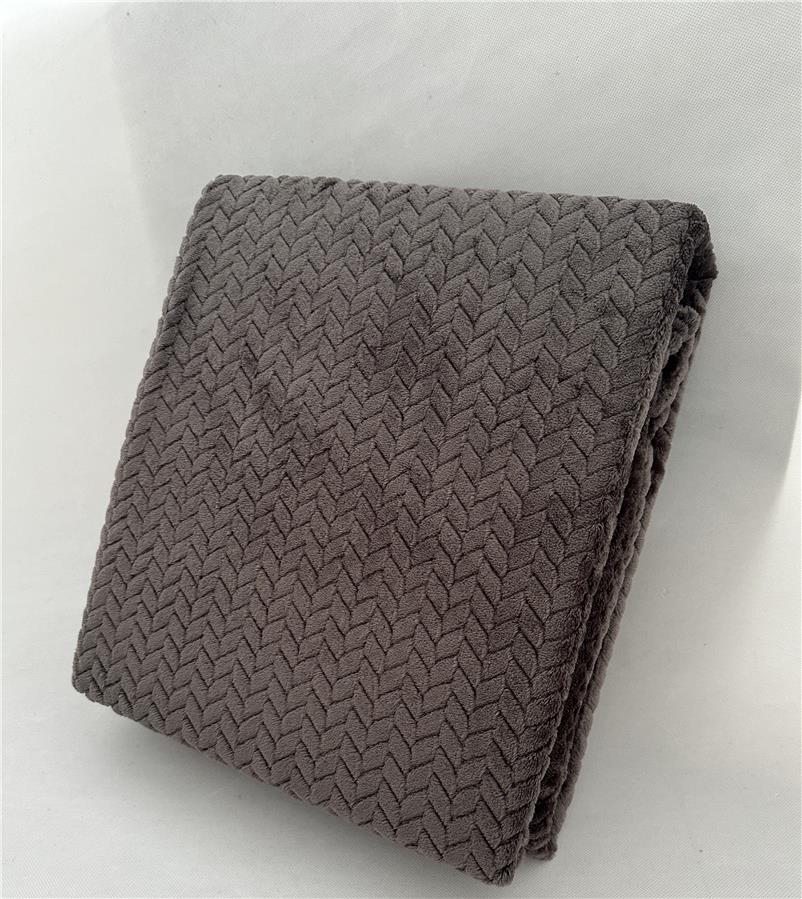  9 - Плед Ardesto Jacquard Braid 160х200см, 100% поліестер, сірий ART0203JB