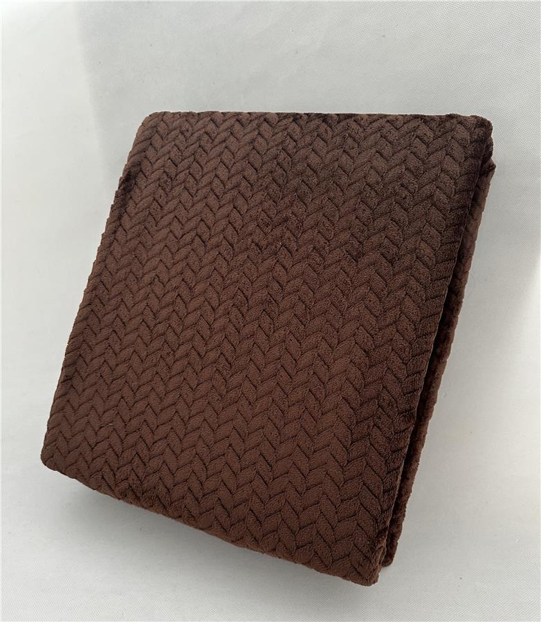  3 - Плед Ardesto Jacquard Braid 160х200см, 100% поліестер, коричневий ART0205JB