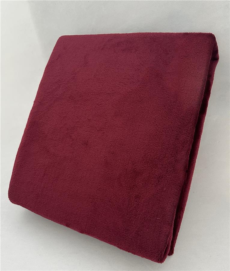  7 - Плед Ardesto Flannel 200х220см, 100% поліестер, бургунді ART0222SB
