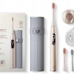  3 - Розумна зубна електрощітка Oclean X Pro Digital Set Electric Toothbrush Champagne Gold (6970810552577)