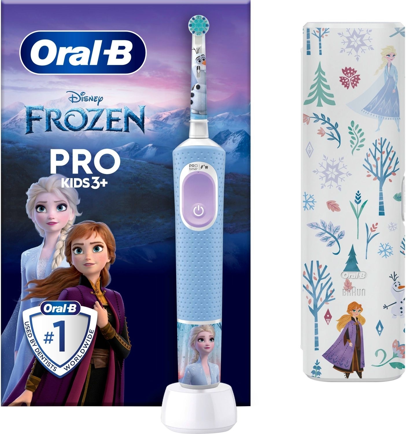  5 - Зубна щітка BRAUN Oral-B D103.413.2KX Frozen типу 3708 (3+)