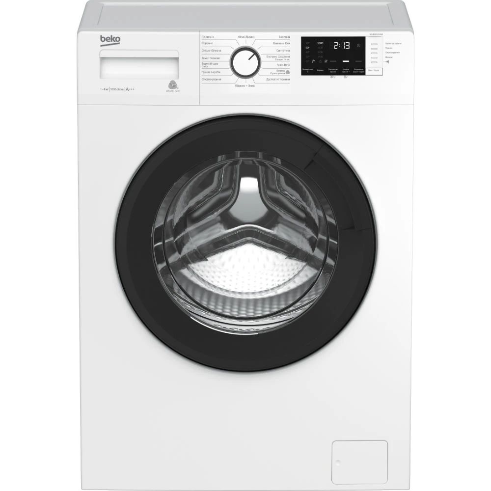  1 - Пральна машина з фронтальним завантаженням Beko WUE6512XAW