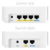 Wi-Fi Mesh система Asus ZenWiFi XD6S 2PK White (AX5400, WiFi6, 1xGE WAN, 1xGE LAN, AiMesh, 6 внутрішні антени)