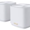 Wi-Fi Mesh система Asus ZenWiFi XD4 Plus 2pk White (90IG07M0-MO3C20) (AX1800, 1xGE WAN/LAN, 1xGE LAN, AiMesh, 2 внутрішні антени)