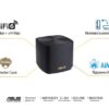 Wi-Fi Mesh система Asus ZenWiFi XD4 Plus 2pk Black (90IG07M0-MO3C30) (AX1800, 1xGE WAN/LAN, 1xGE LAN, AiMesh, 2 внутрішні антени)