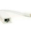 Адаптер PowerPlant (DV00DV4067) USB Type-C-RJ45, 0.12м, White