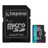 Карта памяти MicroSDXC 128GB UHS-I/U3 Class 10 Kingston Canvas Go! Plus R170/W90MB/s + SD-адаптер (SDCG3/128GB)