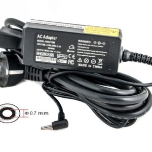  3 - Блок живлення для ноутбуків PowerPlant ASUS 220V, 19V 40W 2.1A (2.3*0.7)