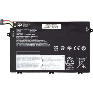  5 - Акумулятор PowerPlant для ноутбуків LENOVO ThinkPad E480 (01AV445) 11.55V 4000mAh