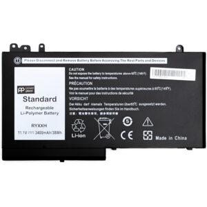  7 - Акумулятор PowerPlant для ноутбуків DELL Latitude 12 5000 (RYXXH) 11.1V 3400mAh