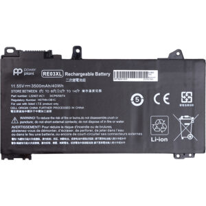  4 - Акумулятор PowerPlant для ноутбуків HP ProBook 450 G6 (RE03XL) 11.55V 3500mAh