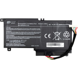  7 - Акумулятор PowerPlant для ноутбуків TOSHIBA Satellite L55 (PA5107U-1BRS, TA5107P9) 14.4V 3000mAh