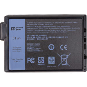  4 - Акумулятор PowerPlant для ноутбуків DELL Latitude 5420 (7WNW1) 11.4V 4342mAh