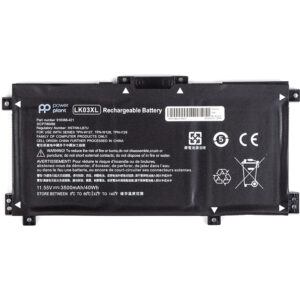  9 - Акумулятор PowerPlant для ноутбуків HP Envy 17 (LK03XL) 11.55V 3500mAh