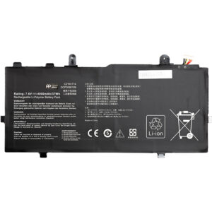  9 - Акумулятор PowerPlant для ноутбуків ASUS VivoBook Flip 14 TP401MA (C21N1714) 7.6V 4900mAh