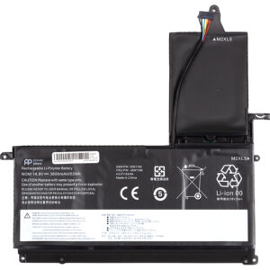  7 - Акумулятор PowerPlant для ноутбуків LENOVO ThinkPad S5 S530 (45N1166) 14.8V 3600mAh