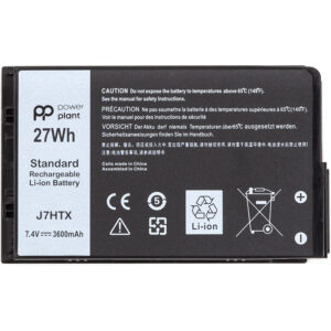  1 - Акумулятор PowerPlant для ноутбуків DELL Latitude 12 7202 (J7HTX) 7.4V 3600mAh