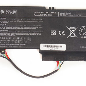  5 - Акумулятор PowerPlant для ноутбуків TOSHIBA Satellite L55 (PA5107U-1BRS, TA5107P9) 14.4V 3000mAh