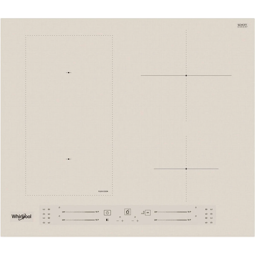  4 - Варильна поверхня електрична Whirlpool WLS2760BF/S