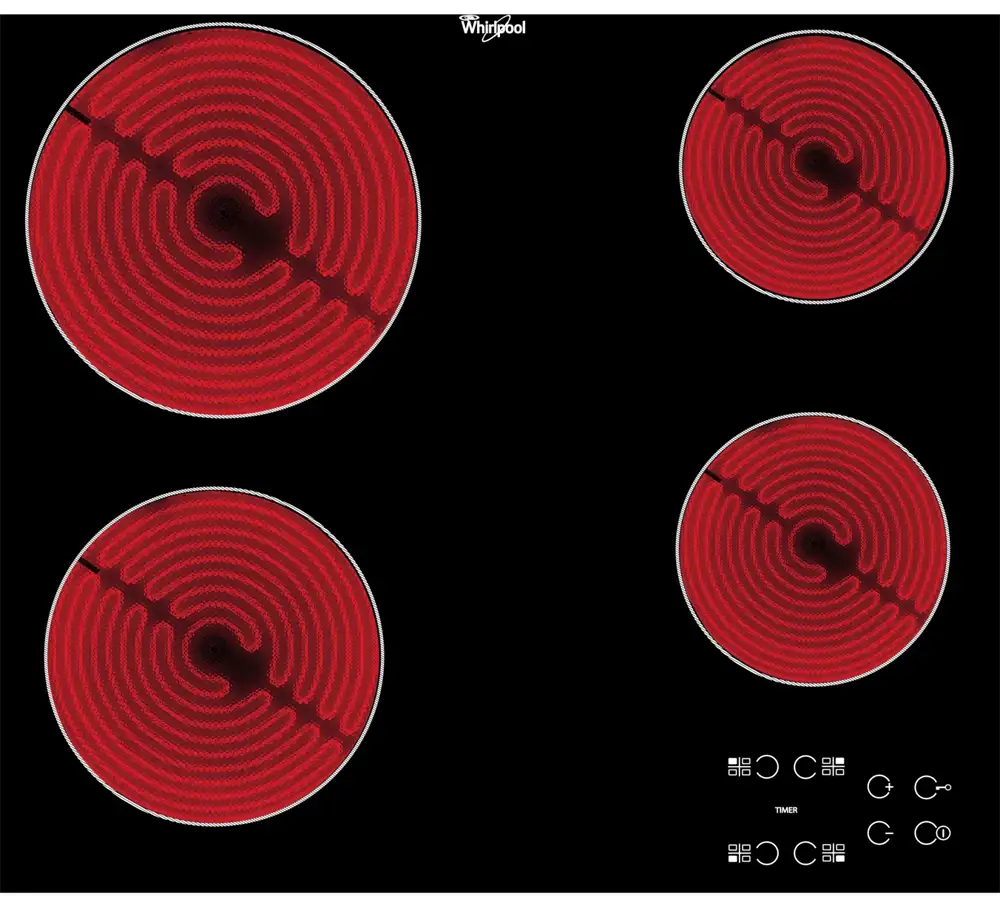 2 - Варильна поверхня електрична Whirlpool AKT 8090 NE