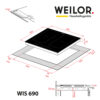 Поверхня індукційна WEILOR WIS 690 BLACK