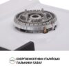 Поверхня газова на металі Perfelli HGM 61637 WH RETRO