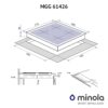 Поверхня газова на склі Minola MGG 61426 WH