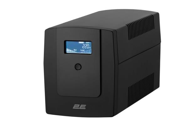  5 - Лінійно-інтерактивне ДБЖ 2E DD1500, 1500VA/900W, LCD,USB, 3xSchuko (2E-DD1500)