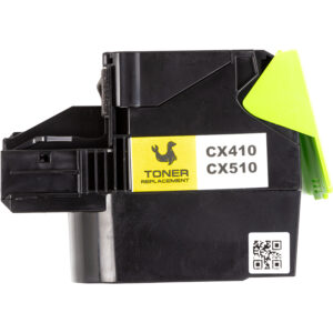  9 - Картридж PowerPlant Lexmark CX410de YL (CX410/CX510) (з чіпом)