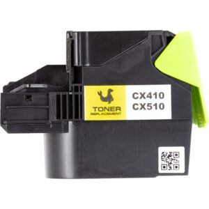  8 - Картридж PowerPlant Lexmark CX310/CX410/CX510 YL (з чипом)