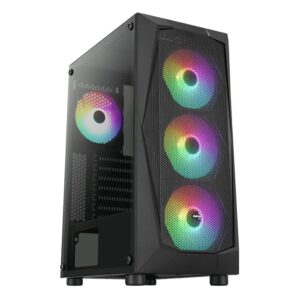  1 - Корпус AeroCool Falcon-G-BK-v2 (ACCM-PV41143.11) Black без БЖ